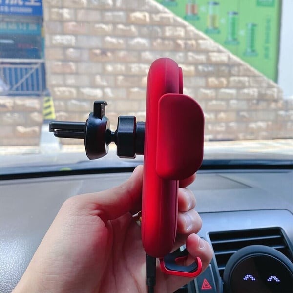 Soporte para teléfono con cargador inalámbrico para automóvil inteligente