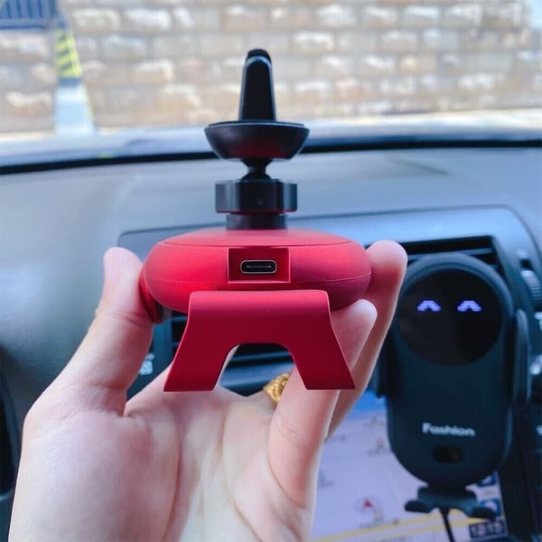 Soporte para teléfono con cargador inalámbrico para automóvil inteligente