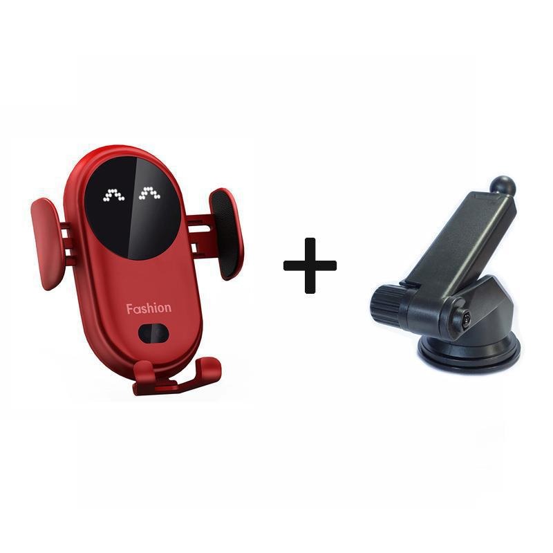 Soporte para teléfono con cargador inalámbrico para automóvil inteligente