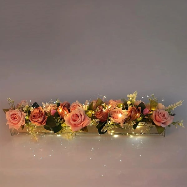 💓Decoración de fiesta de lujo - Florero de acrÃlico transparente