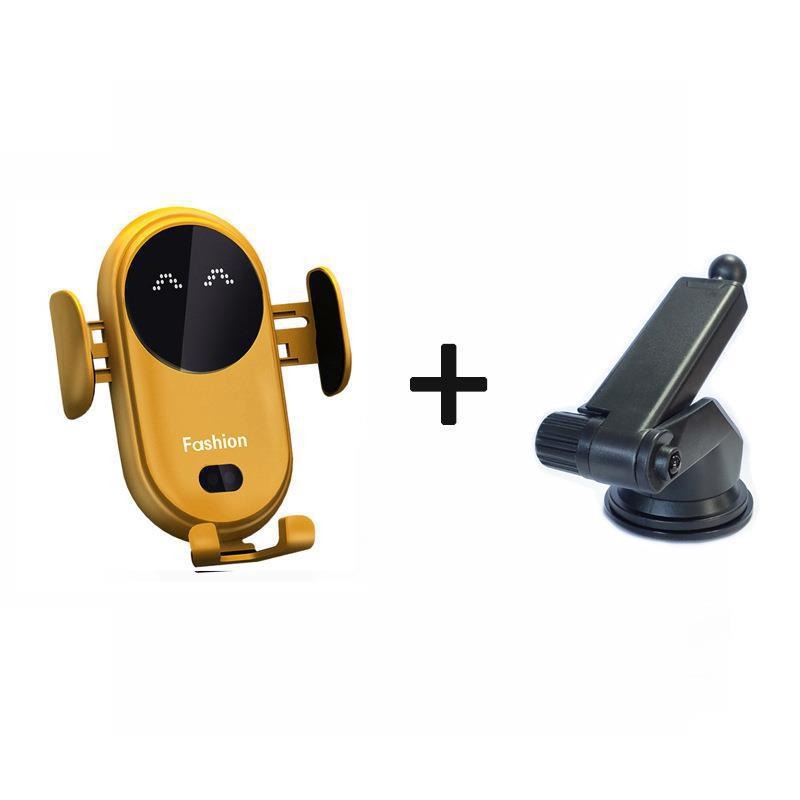 Soporte para teléfono con cargador inalámbrico para automóvil inteligente