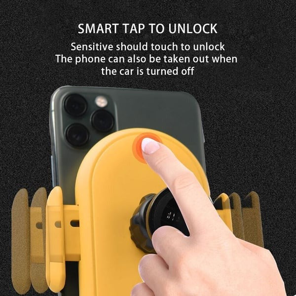 Soporte para teléfono con cargador inalámbrico para automóvil inteligente