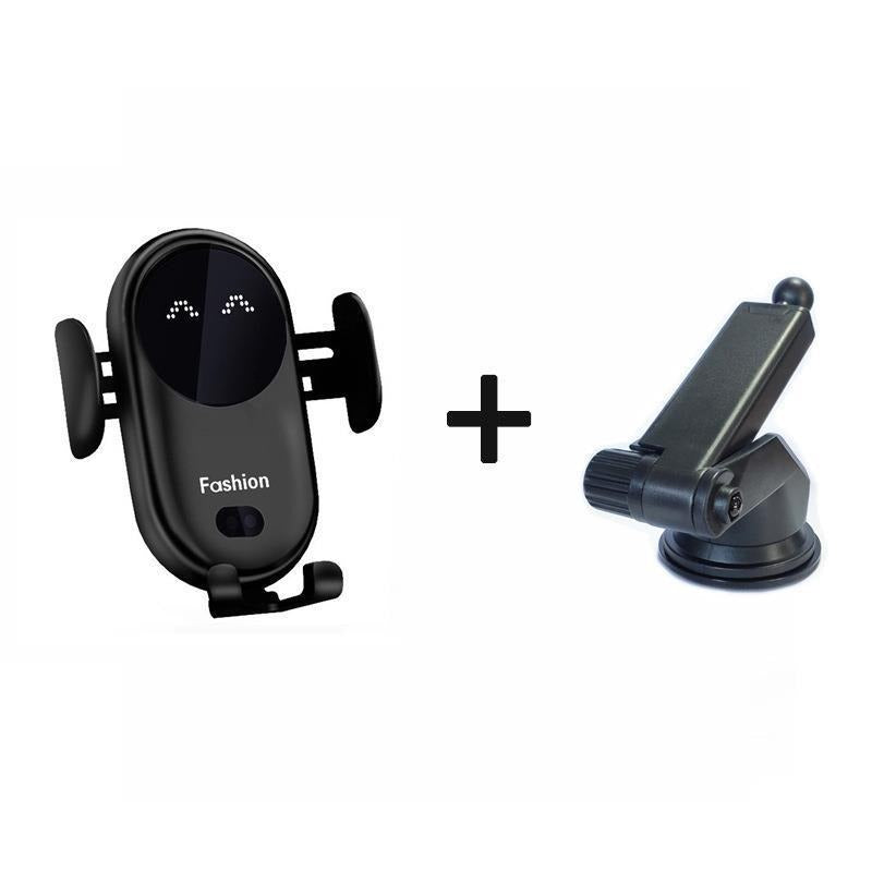 Soporte para teléfono con cargador inalámbrico para automóvil inteligente