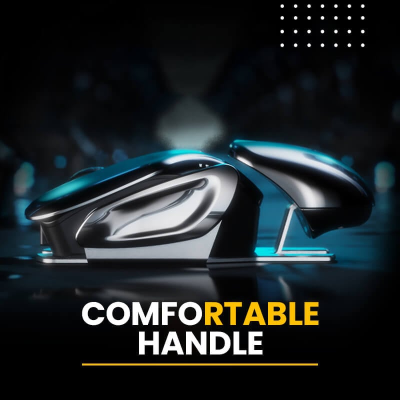 RATÓN METÁLICO INALÁMBRICO ERGONÓMICO