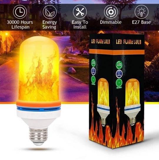 Luz LED con efecto de llama - Con efecto de detección de gravedad