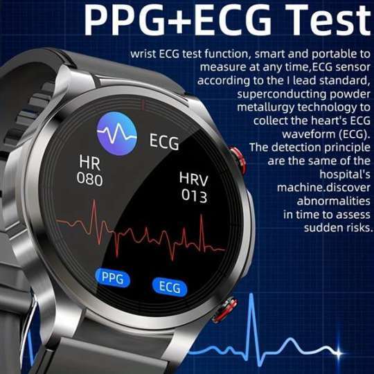 Presión arterial Frecuencia cardíaca Temperatura corporal Smartwatch deportivo