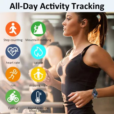Monitorización de frecuencia cardíaca/glucemia Reloj Bluetooth
