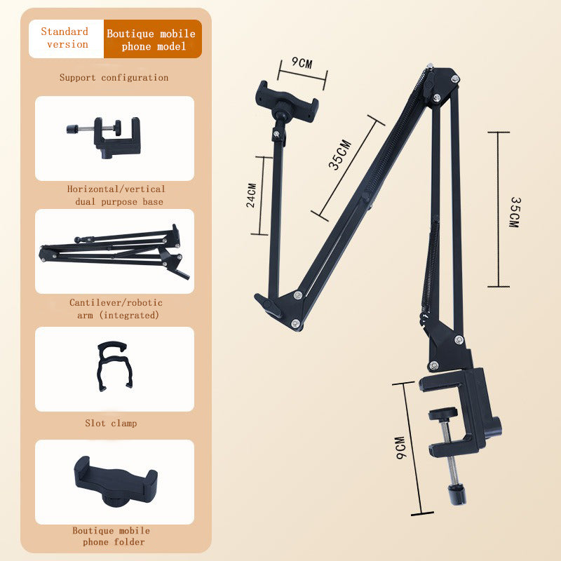 Soporte retráctil para tableta y teléfono oculto junto a la cama (compre 2 envío gratis)