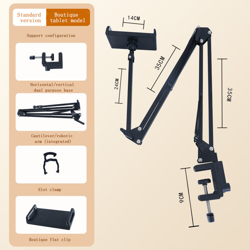 Soporte retráctil para tableta y teléfono oculto junto a la cama (compre 2 envío gratis)