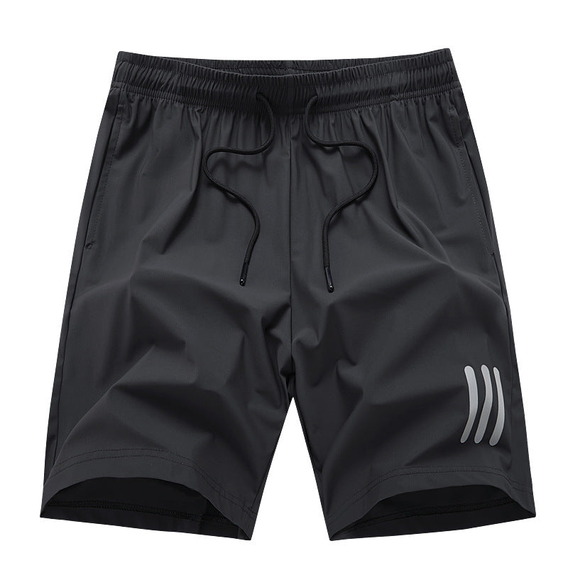 Shorts elásticos de seda hielo