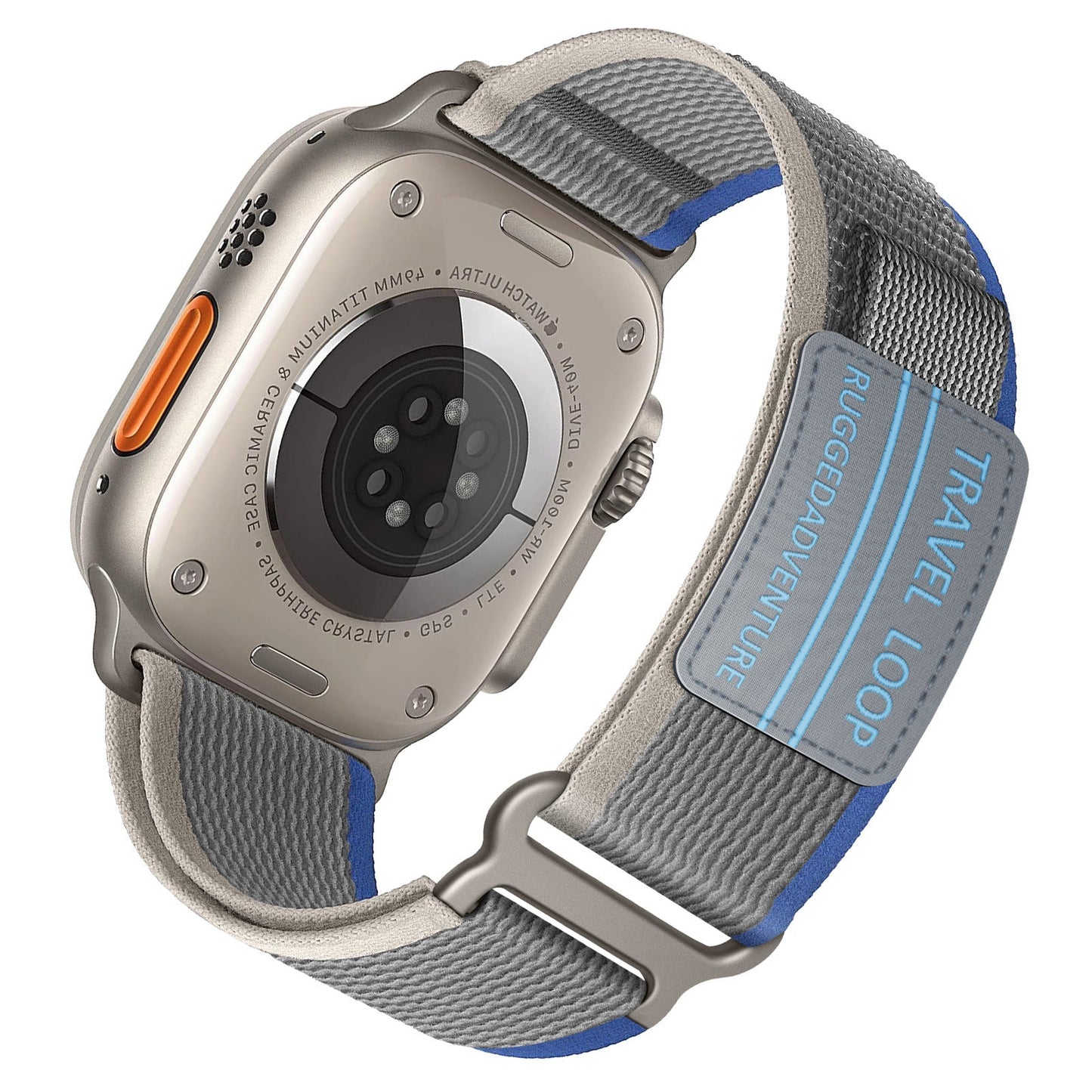 CINTURÓN DE NYLON LOOP WEAVE MODIFICADO PARA APPLE WATCH