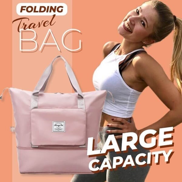 Bolso de viaje plegable impermeable de gran capacidad (COMPRA 2 Y OBTENGA ENVÍO GRATIS)