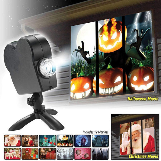 PROYECCIÓN HOLOGRÁFICA PARA HALLOWEEN Y NAVIDAD