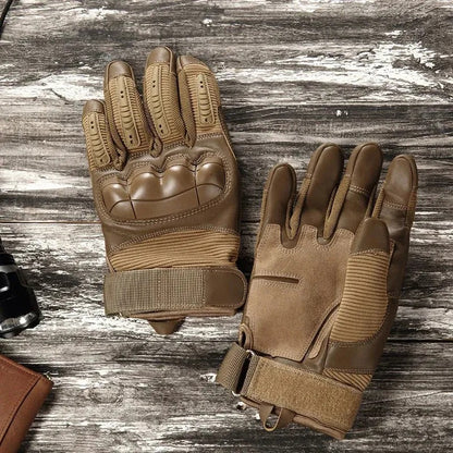 GUANTES TÁCTICOS PROTECTORES INDESTRUCTIBLES CON DEDOS COMPLETOS