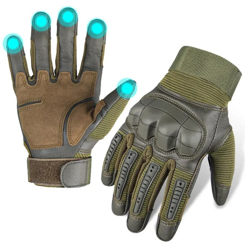 GUANTES TÁCTICOS PROTECTORES INDESTRUCTIBLES CON DEDOS COMPLETOS